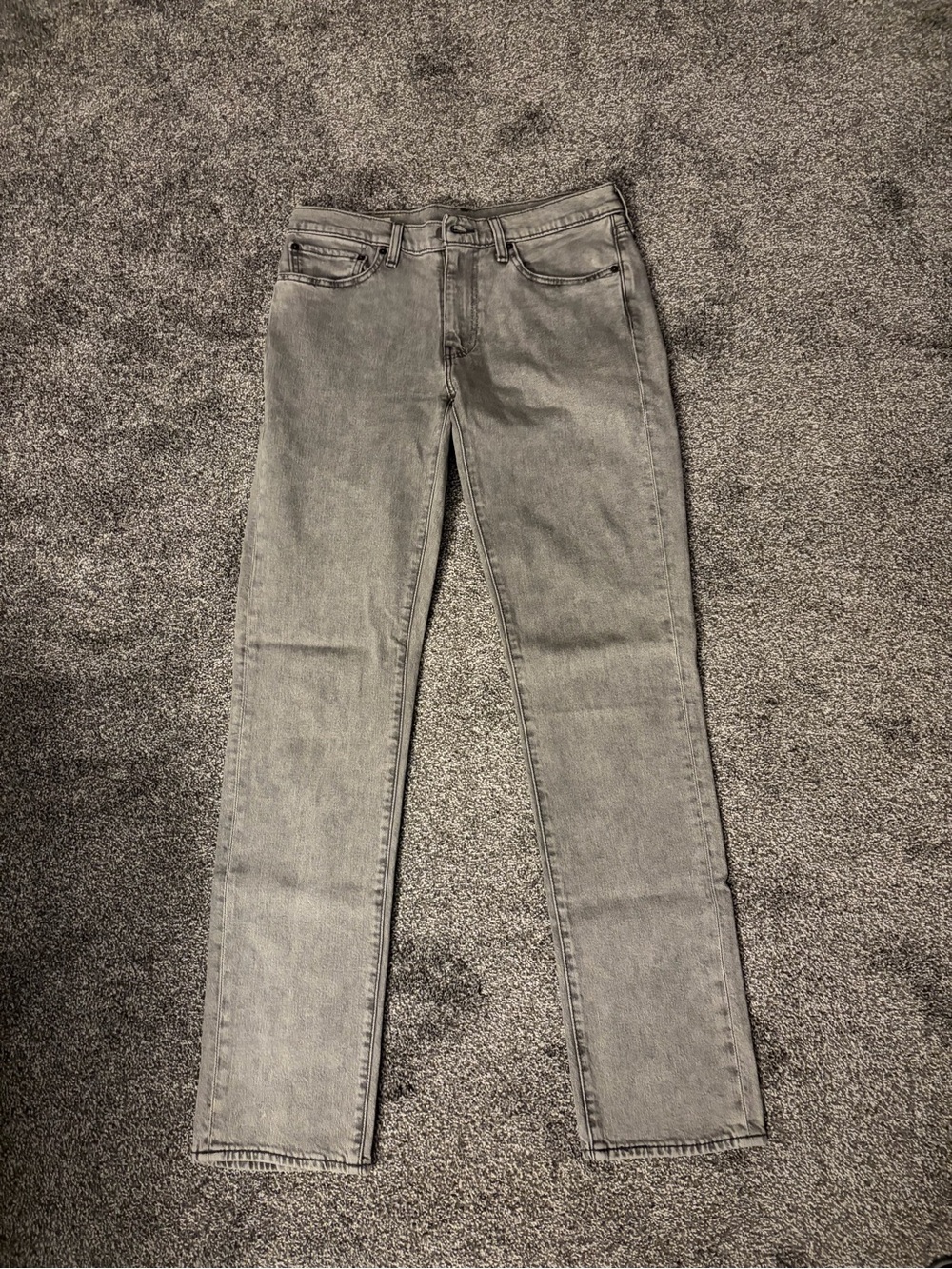 Levi’s premium men’s 511 slim fit denim jeans 32x32 light gray wash NWOT
